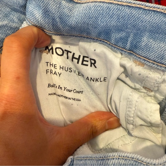 Mother The Hustler Ankle Fray in Balls In Your Court size 26 - Picture 14 of 15